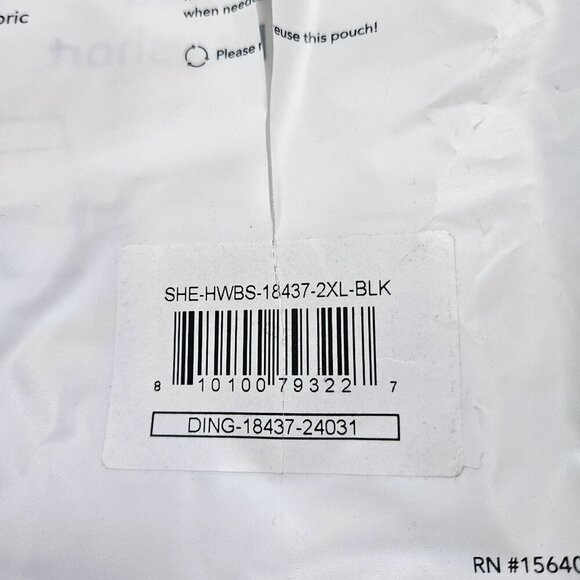 Truekind All Day Everyday High Waisted Shaper Boy Shorts Women Size 2XL NWT BLK - Picture 8 of 10